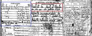 BIVEN Georges - 014 - etats de service